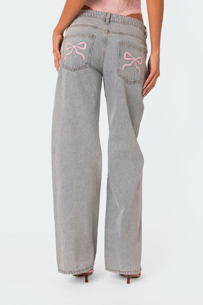 Astrid |Bow Tie Jeans