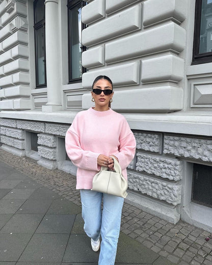 Astrid | Oversized Pink sweater