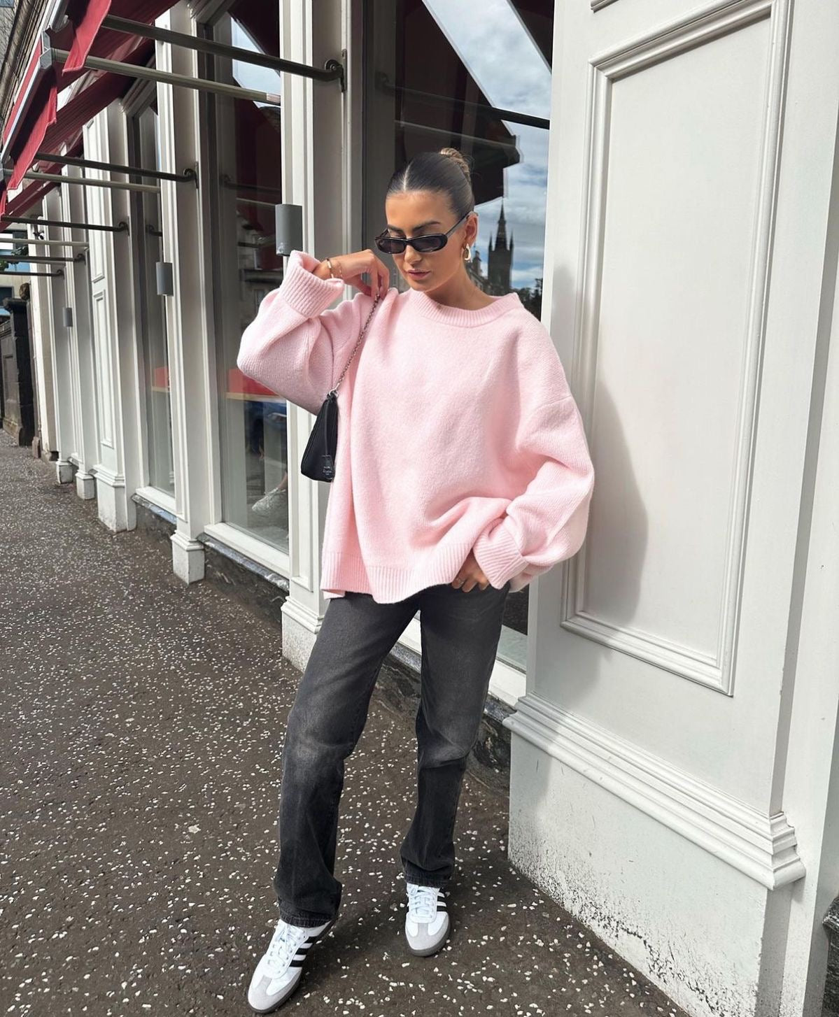 Astrid | Oversized Pink sweater