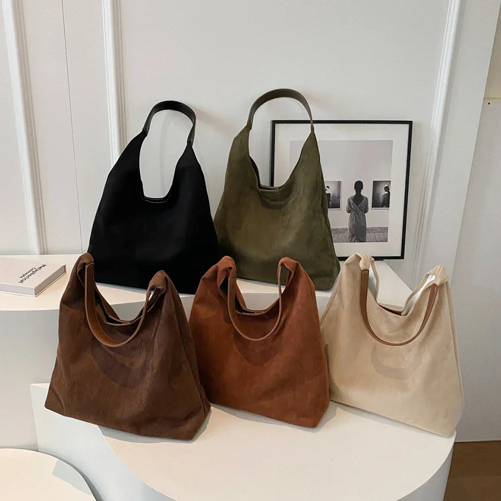 Astrid | Suede Tote Bag