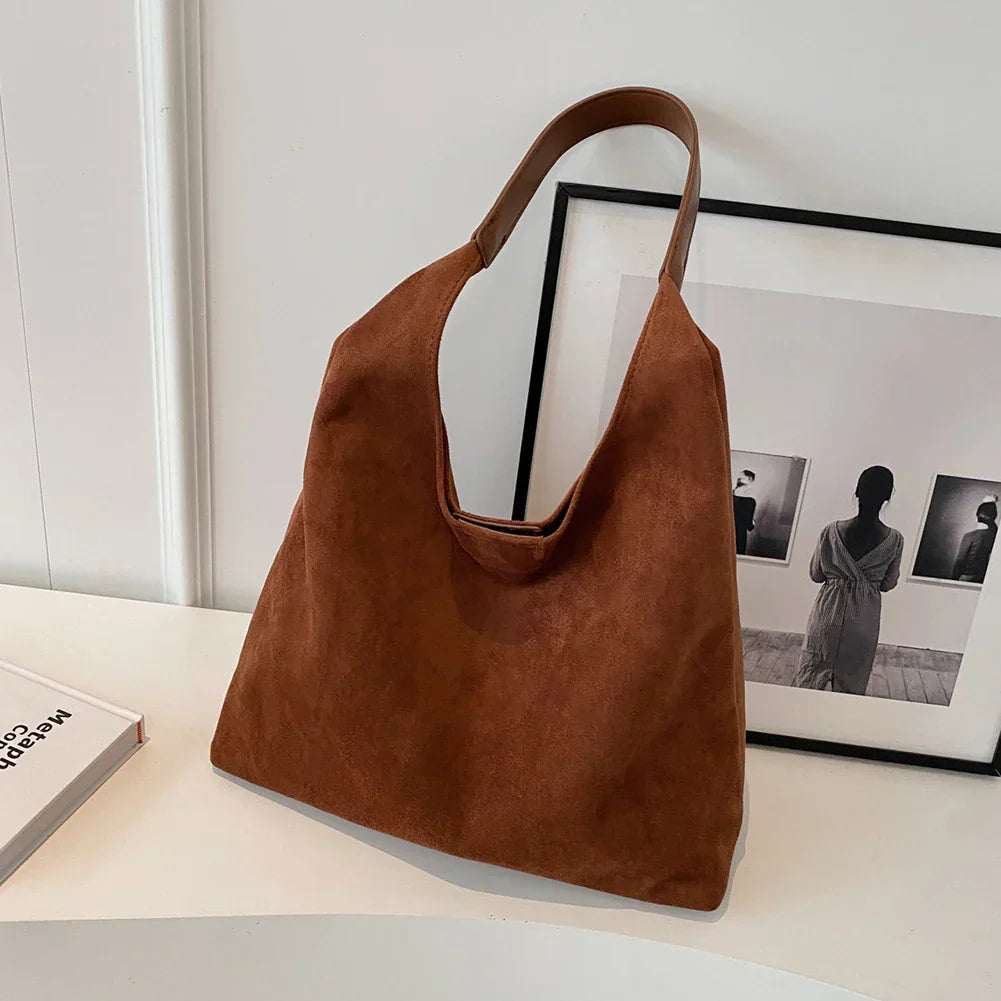 Astrid | Suede Tote Bag