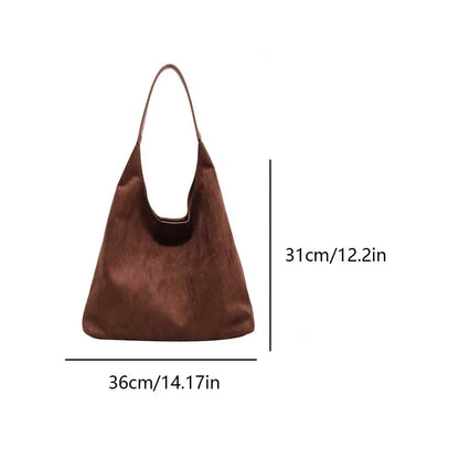 Astrid | Suede Tote Bag